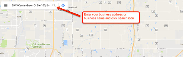 Finding your business listing in Google Maps