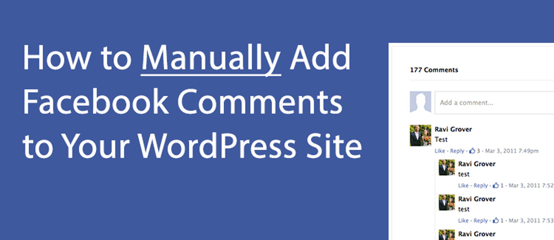How to Add Facebook Comments without a WordPress Plugin